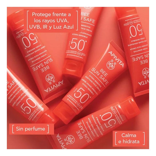 Apivita Bee Sun Safe Creme Hidratante Facial Spf50 50ml Apivita Bee Sun Safe Creme Hidratante Facial Spf50 50ml