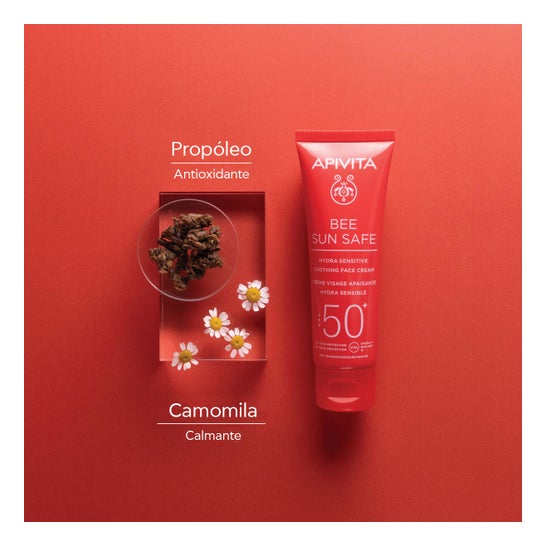 Apivita Bee Sun Safe Hydra Sensitive Facial Calmante SPF50+ 50ml