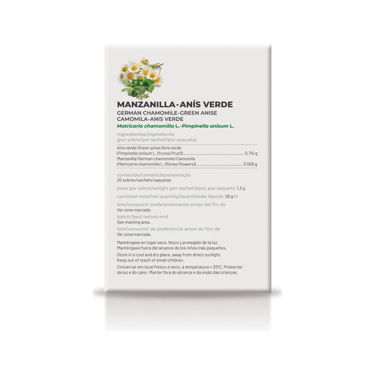 Soria Natural Camomila com anis Infusão 20 filtros