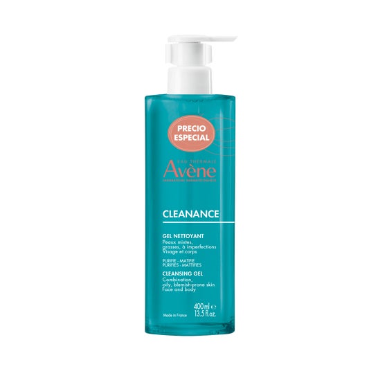 Avène Cleanance Gel de Limpeza Acne Peles Oleosas 400 ml