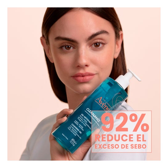 Avène Cleanance Gel de Limpeza Acne Peles Oleosas 400 ml