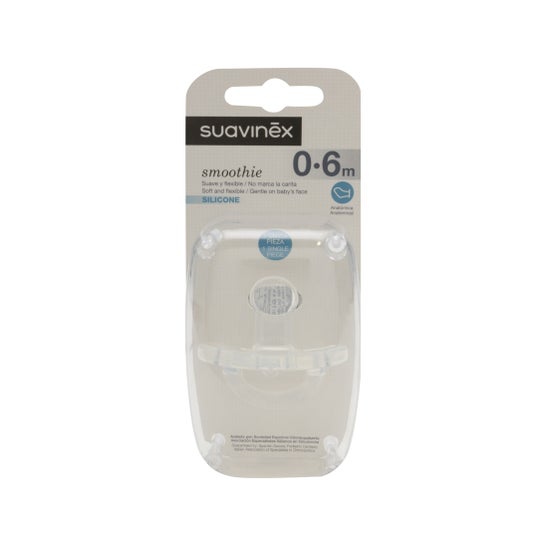 Suavinex ™ tetina de silicone para chupeta anatômica 0-6 meses 1ud
