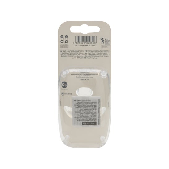 Suavinex ™ tetina de silicone para chupeta anatômica 0-6 meses 1ud