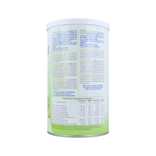Pote de Baunilha Vegenutril Nutergia 300g