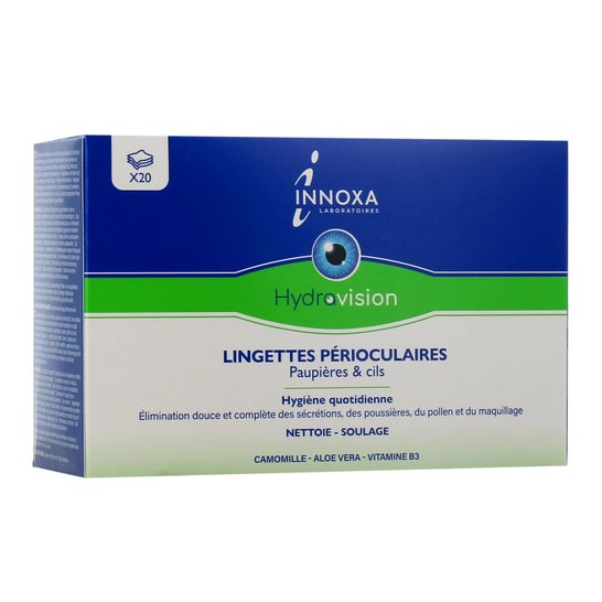 Innoxa Hydravision Toalhetes Perioculares 20 Unidades