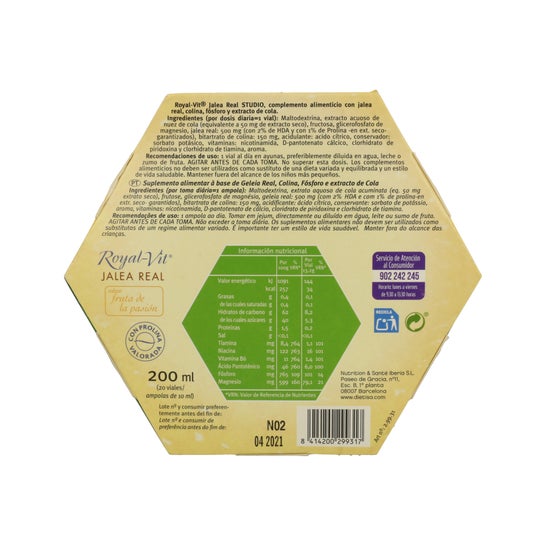 Dietisa royal jelly royalvit studio 20 frascos