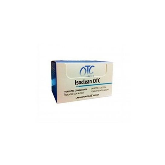 Toalhetes de álcool isoleano OTC 50 unid