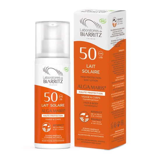 Algamaris - Leite Solar Orgânico certificado SPF50