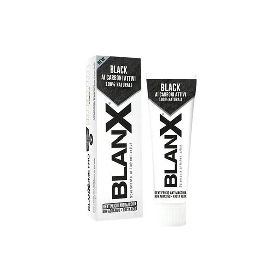 BlanX Black Charcoal Dentífrico Contra Placa y Manchas 75ml