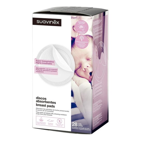 Suavinex™ discos protetores de seios 28uds