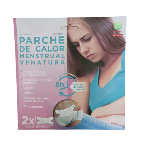 VP Natura Heat Patch Uso Mestrual 2 adesivos