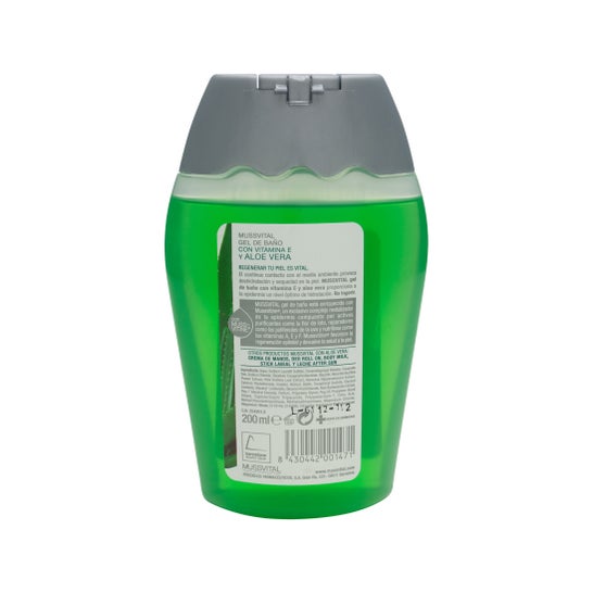 Mussvital banho gel vitamina E e aloe vera 200ml