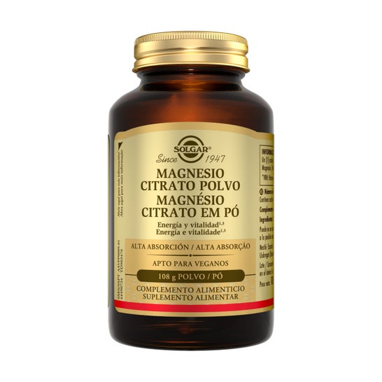 Solgar Magnesio Citrato Polvo 108 g