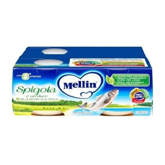 Mellin Papilla Lubina 4x80g