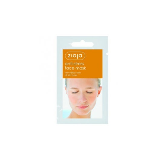 Máscara facial Anti-Stress Ziaja com Argila Amarela 7ml