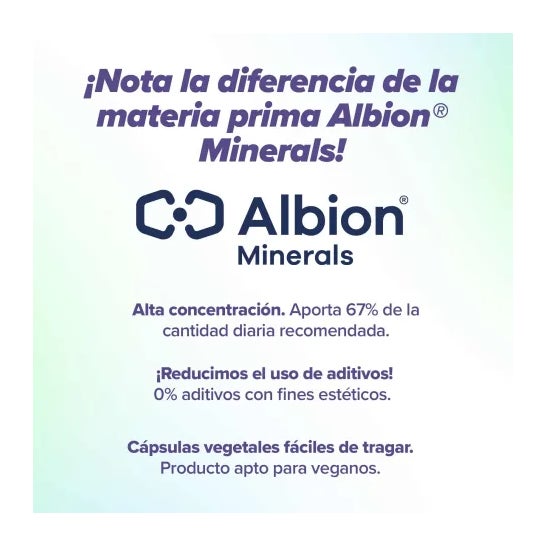 HSN Bisglicinato de Magnesio Albion™ 125mg Magnesio 120vcaps