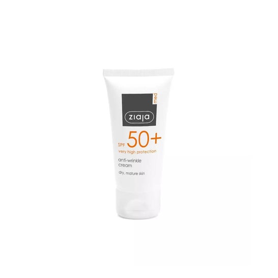 Ziaja Med Anti-Wrinkle Sunscreen Cream Spf50+ Dry Mature Skin 50ml