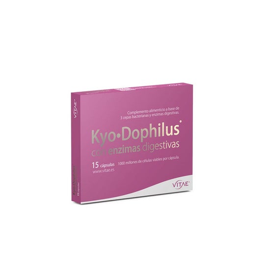 Vitae Kyodophilus com enzimas digestivas 15caps
