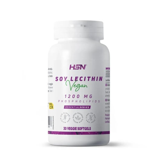 HSN Lecitina de Soja 1200mg 30 perlas vegetales