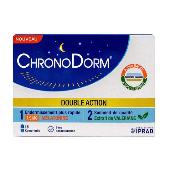 ChronoDorm ação dupla 15 comprimidos