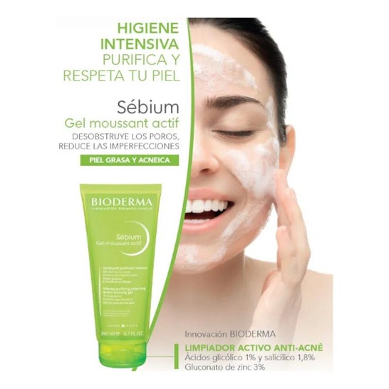Bioderma Sébium Gel Espumante Activo 200ml