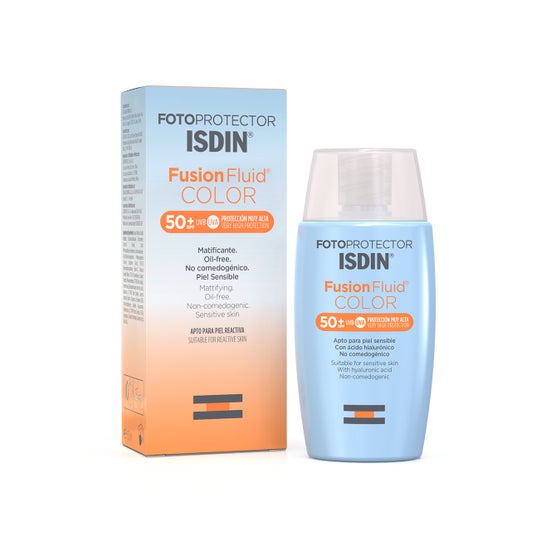ISDIN®Fusion Fotoprotetor Fluido Com Cor SPF 50+ 50ml