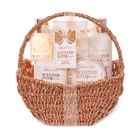 Idc Institute Scented Bath Bronze Basket Set