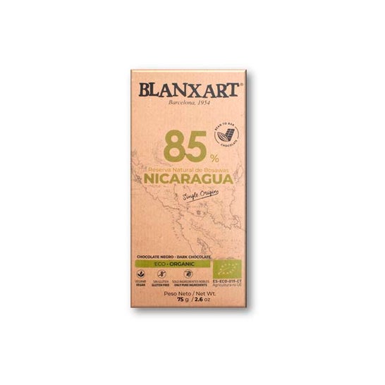 Blanxart Chocolate Negro 85% Nicarágua Eco 75g