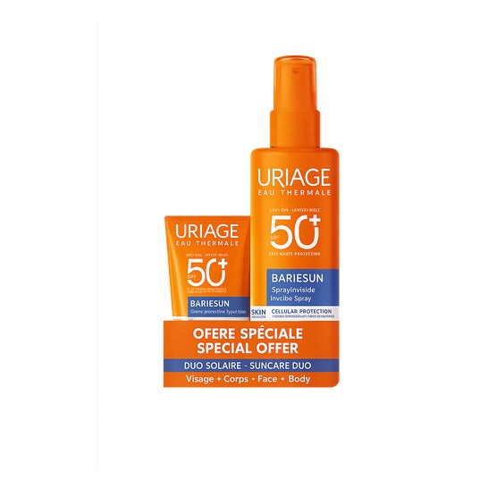 Uriage Pack Bariésun Creme de Rosto SPF50+ 50ml + Spray 200ml