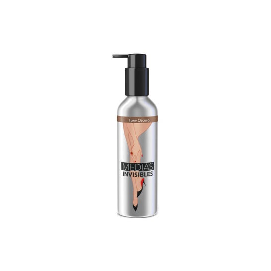 Medias Invisibles Loción Maquillaje corporal Tono oscuro 200 ml MEDIAS INVISIBLES, 200 ml (Código PF )