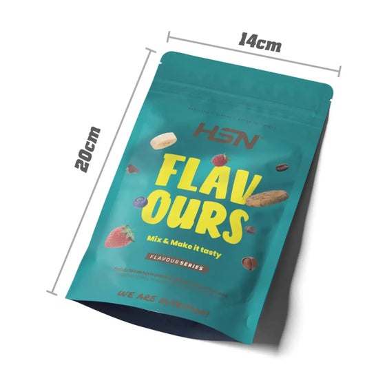 HSN Saborizante en Polvo para Proteínas Vegetales Café Frappé 200g