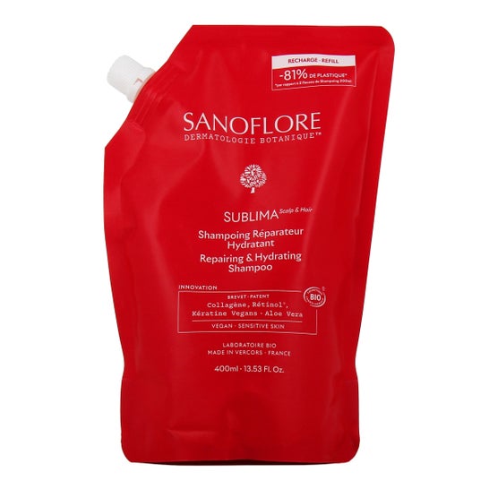 Sanoflore Sublima Champô Reparador Hidratante Recarga 400 ml