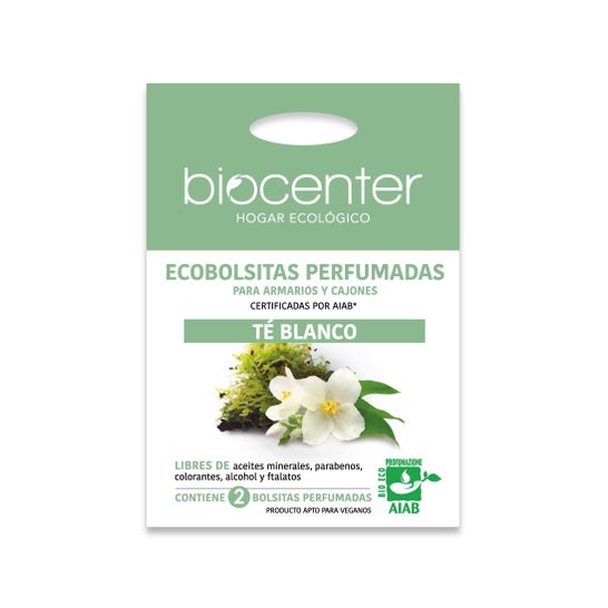 Biocenter Bolsa Perfumada Armário Chá Blanco 2 Unidades