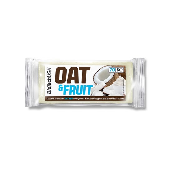 BioTech USA Oat & Fruit Bar Coconut Yogurt 70g