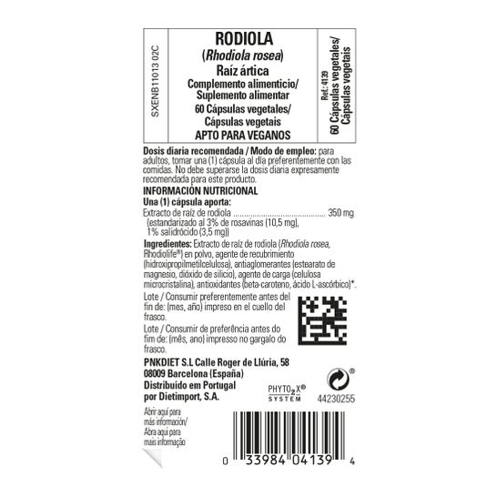 Solgar Fitorodiola 60 Vegicaps