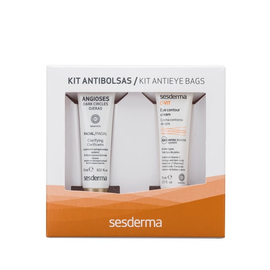 Sesderma Anti-Blemish Kit Angioses contorno dos olhos 15ml+ C-Vit contorno dos olhos 15ml