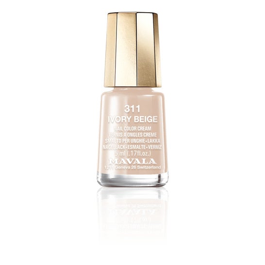 Mavala Mini Color Verniz de Verniz Ivory Beige Nail Cream Marfim 311 5ml