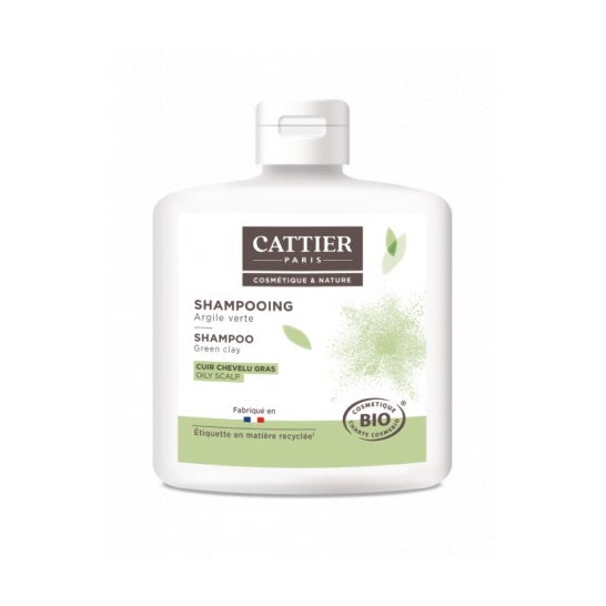 Cattier Green Clay oleoso couro cabeludo shampoo 250ml