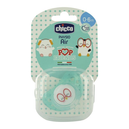 Chupete Silicona Chicco Pop Friends Physio Air 0-6m