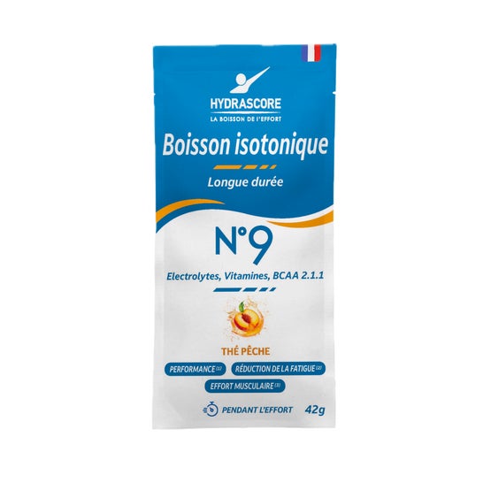 Hydrascore N°9 Bebida Isotónica Chá Pêssego 42g Hydrascore N°9 Bebida Isotónica Chá Pêssego 42g