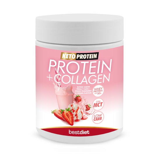 Keto Protein Protein + Collagen Fresa Nata Shake 400g