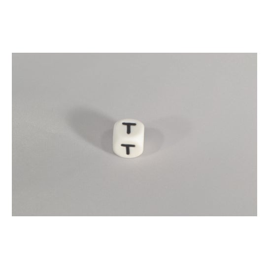 Conta de Silicone Irreversível para Chip Clip Letter T 1 unidade