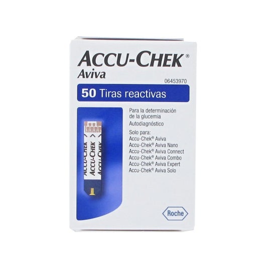 Accu-Chek Aviva Tiras Reagentes 50 Unidades