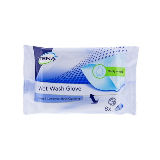 Tena Wet Wash Luvas 8uds