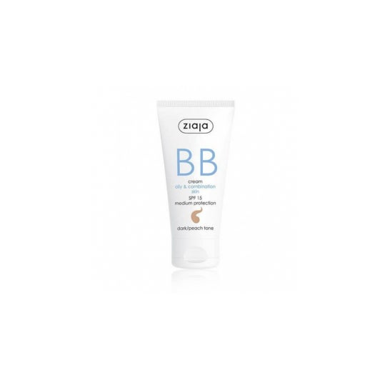 Ziaja Bb Creme Oleoso &amp; Pele Mista Spf15 Tonalidade Escura 50ml