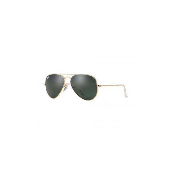 Lente Ray-Ban Aviator Clássico Verde Clássico G-15 55mm