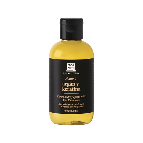 Soivre argan shampoo e queratina viagem 100ml