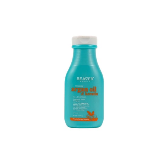 Beaver Argan Oil & Keratin Champô Reparador 60ml
