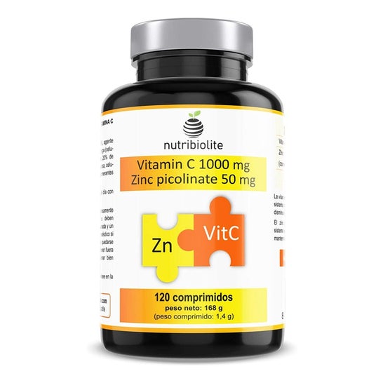 Nutribiolite Vitamina C e Picolinato de Zinco 120comp