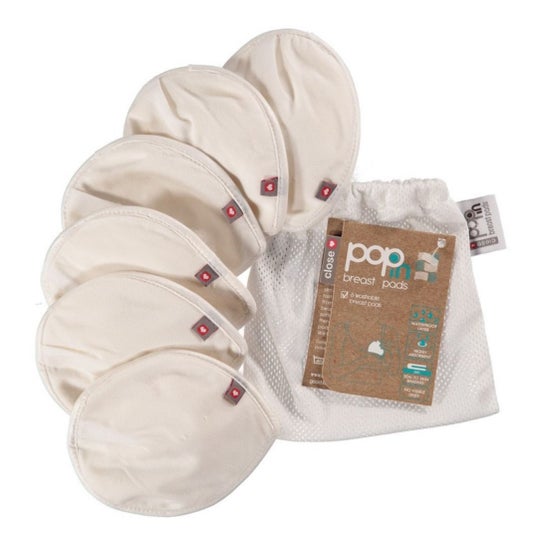 Close Pop-In Almofadas de Amamentação Reutilizáveis 6 Unidades